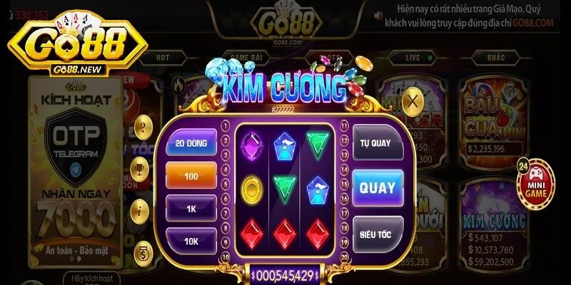 Hướng dẫn chơi game Kim Cương Go88 cực dễ cho tân thủ 1 Kim Cương là một trong những trò chơi mini game lôi cuốn và hấp dẫn tại Go88