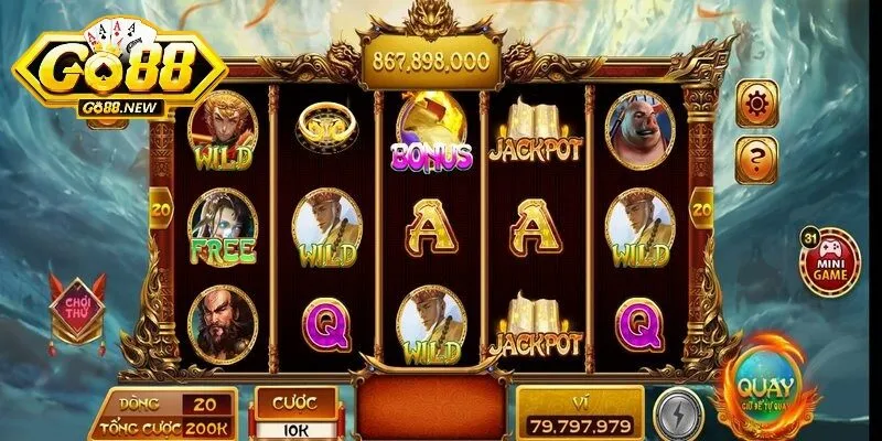 Chơi game nổ hũ Tây du ký GO88 siêu "hot" - Mẹo chơi hay 2 Game Tây du ký GO88 được yêu thích với lượt truy cập đông đảo